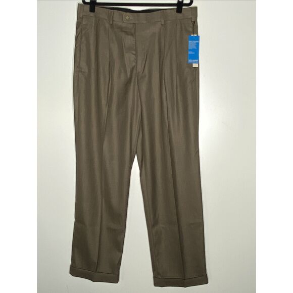 New Perry Ellis Neo-Luxe Hi-Twist Super 100's Pant Men's Size 38 x 34 - Picture 1 of 8